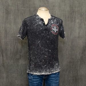 Affliction Live Fast Henley Shirt